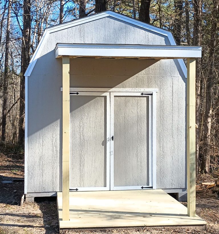 Timberlake shed and porch